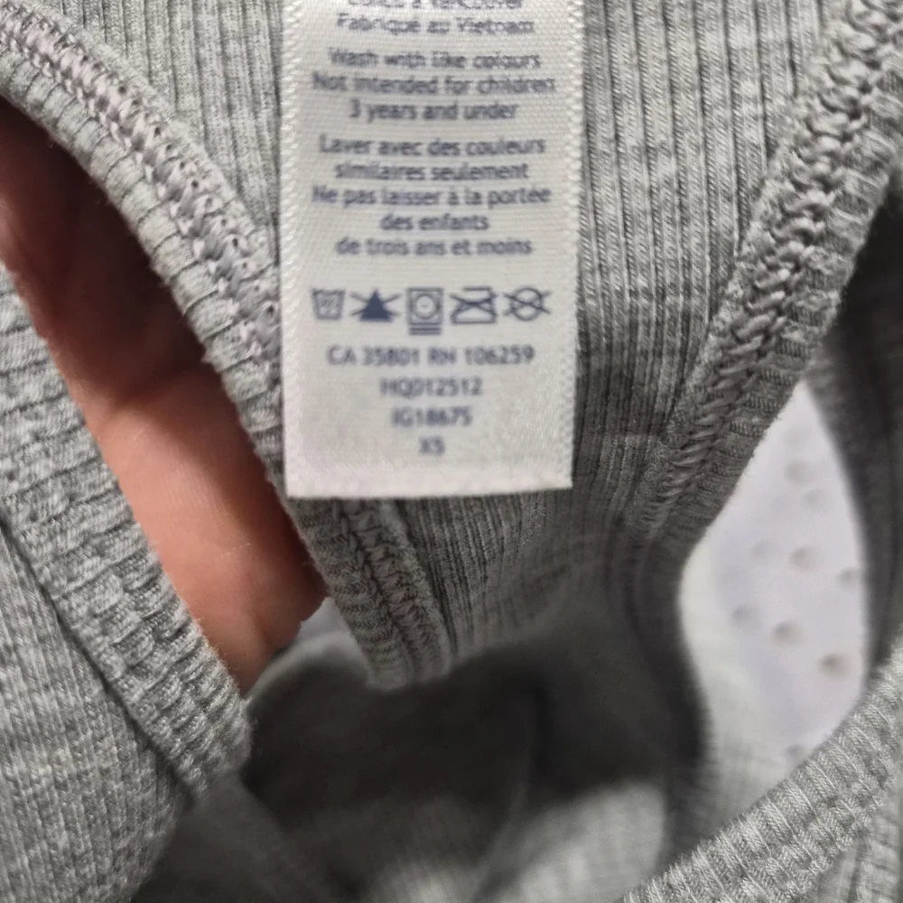 Ivivva Light Gray Ribbed Racerback Tank - Picture 3 of 3